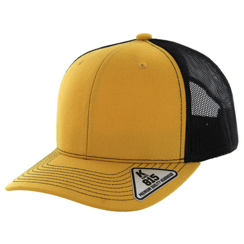 815T | TRUCKER HAT - Mustard/Black