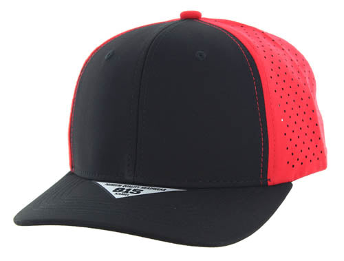 815DP | PERFORATED HAT - Black/Red