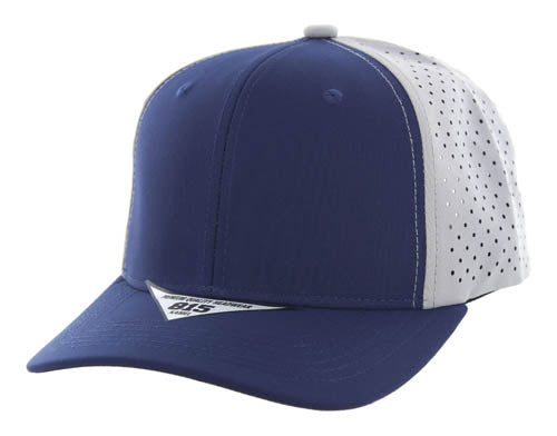 815DP | PERFORATED HAT - Navy/Light Grey