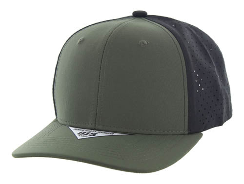 815DP | PERFORATED HAT - Olive/Black