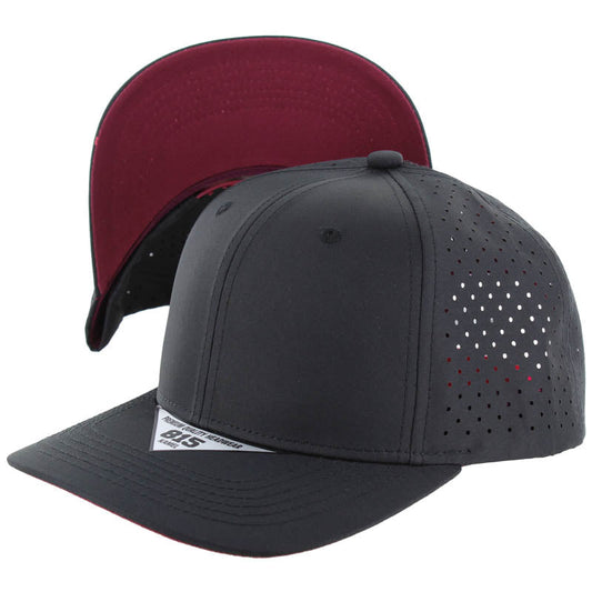 815DPS | PERFORATED SUBTONE HAT - Black (Burgundy)