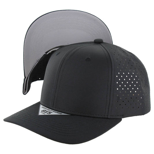 815DPS | PERFORATED SUBTONE HAT - Black (Light Grey)