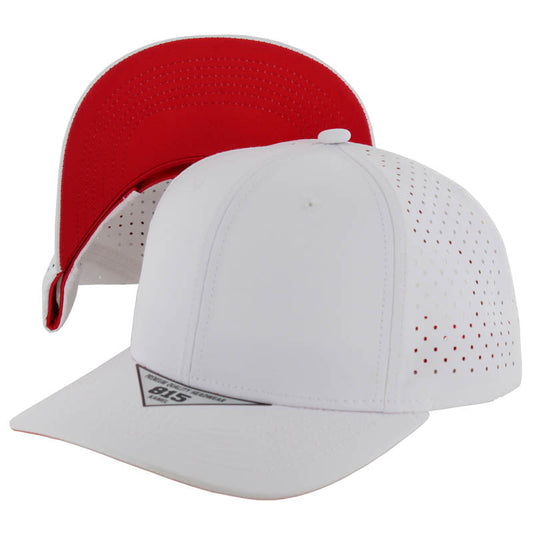 815DPS | PERFORATED SUBTONE HAT - White (Red)
