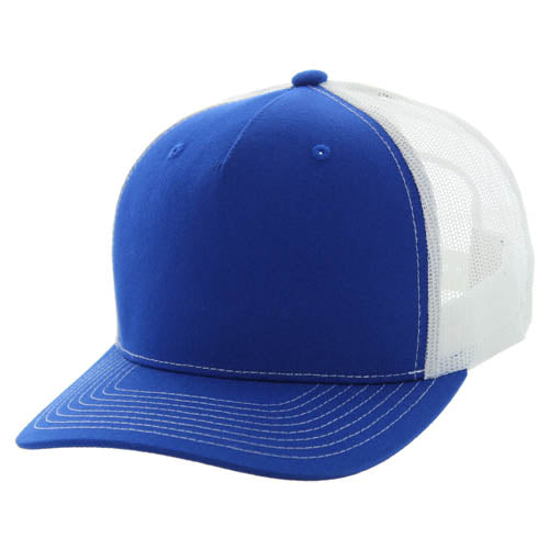 815FT | 5 PANEL TRUCKER HAT - Royal/White