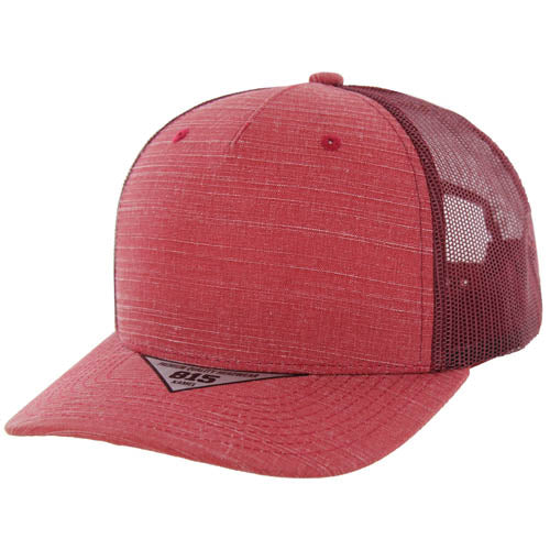 815SLT | SLUB TRUCKER HAT - Burgundy
