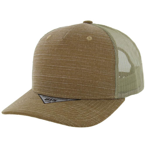 815SLT | SLUB TRUCKER HAT - Caramel