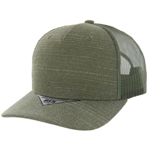 815SLT | SLUB TRUCKER HAT - Olive