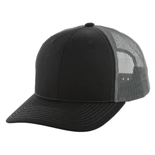 815T | TRUCKER HAT - Black/Charcoal