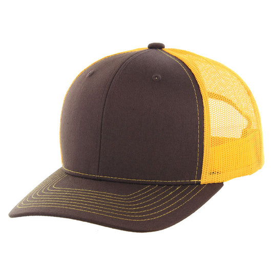 815T | TRUCKER HAT - Brown/Gold