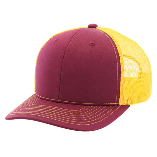 815T | TRUCKER HAT - Burgundy/Gold