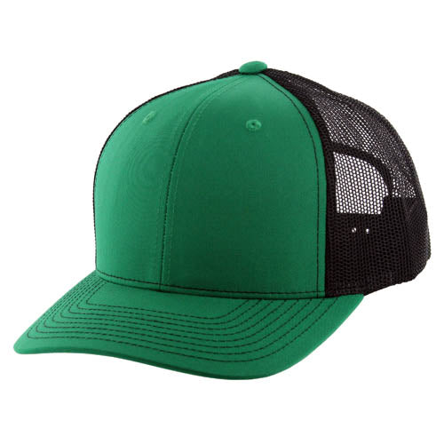 815T | TRUCKER HAT - Kelly Green/Black