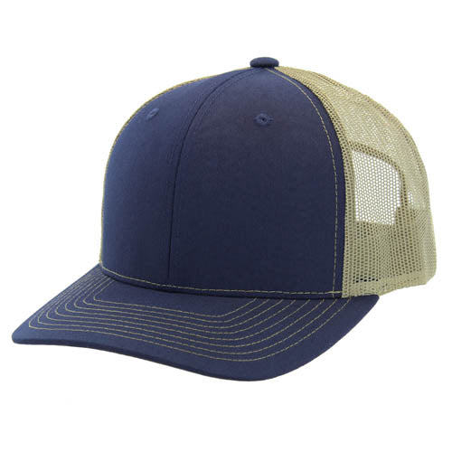 815T | TRUCKER HAT - Navy/Khaki