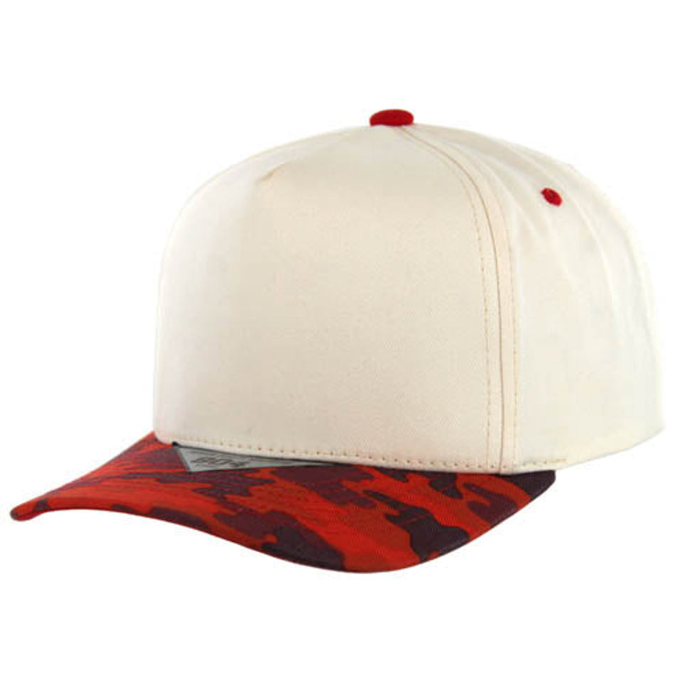 804 | COTTON HAT - Natural/K.Red Camo