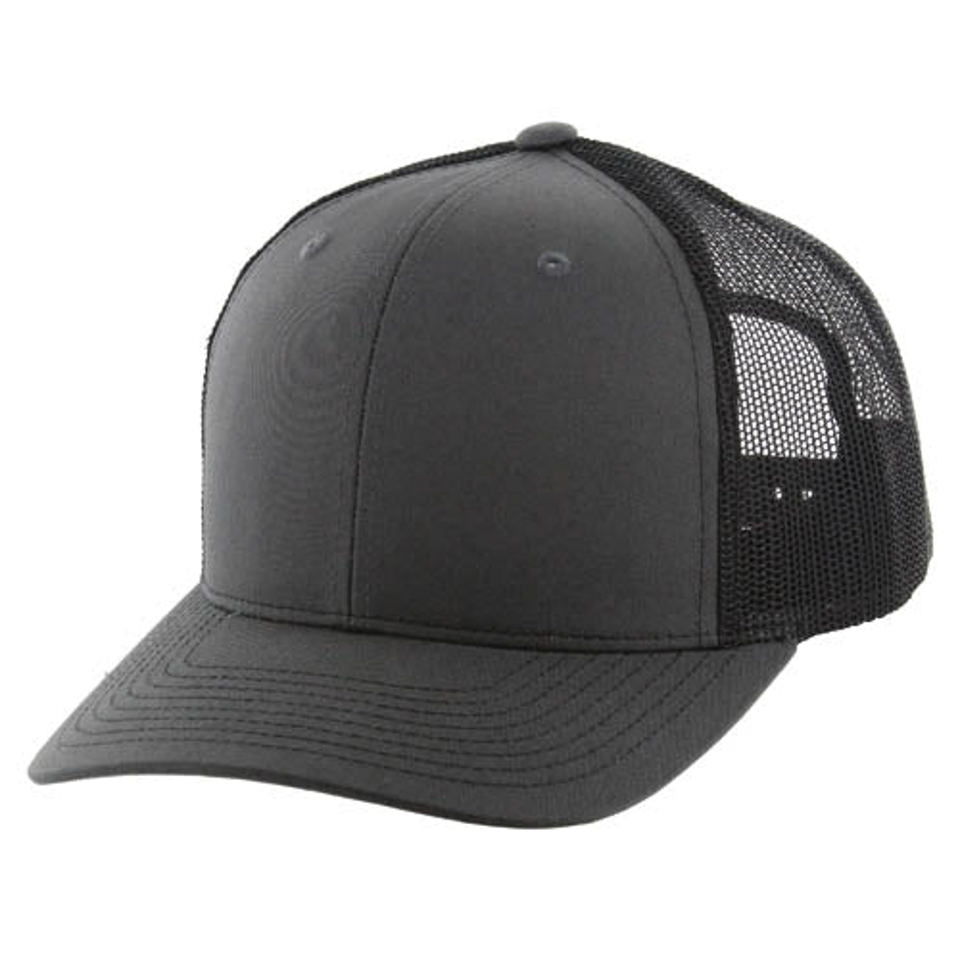 815TY | YOUTH TRUCKER HAT - Charcoal/Black