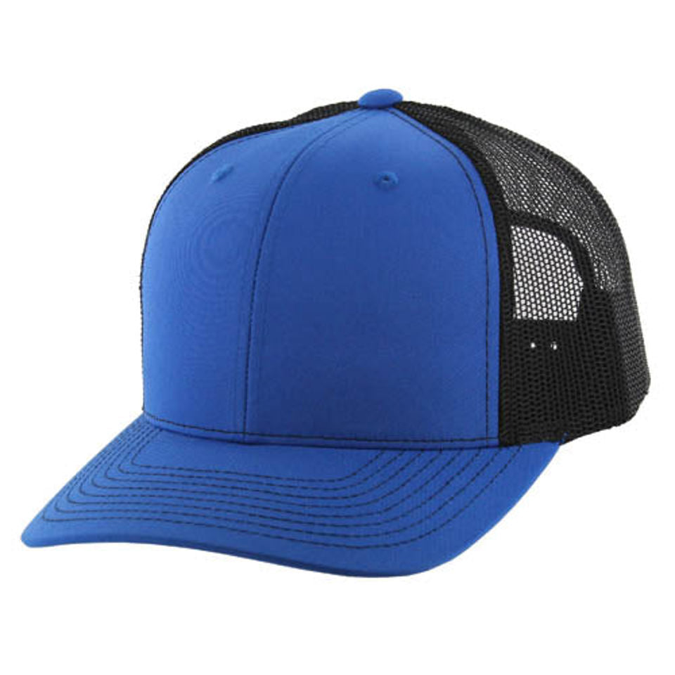 815T | TRUCKER HAT - Royal/Black