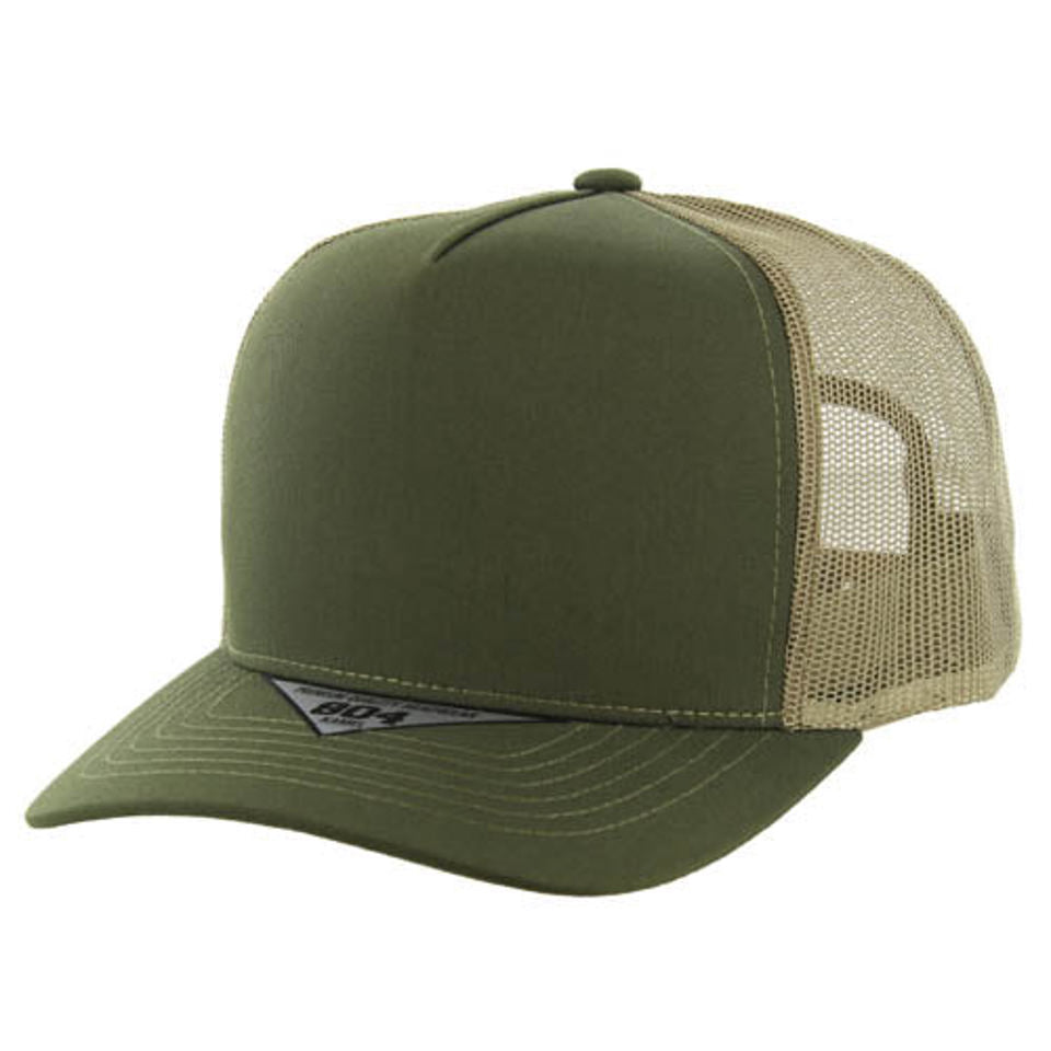 804T | TRUCKER HAT - Olive/Khaki